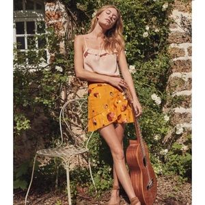 Sezane NWT Silk Skirt XS/34